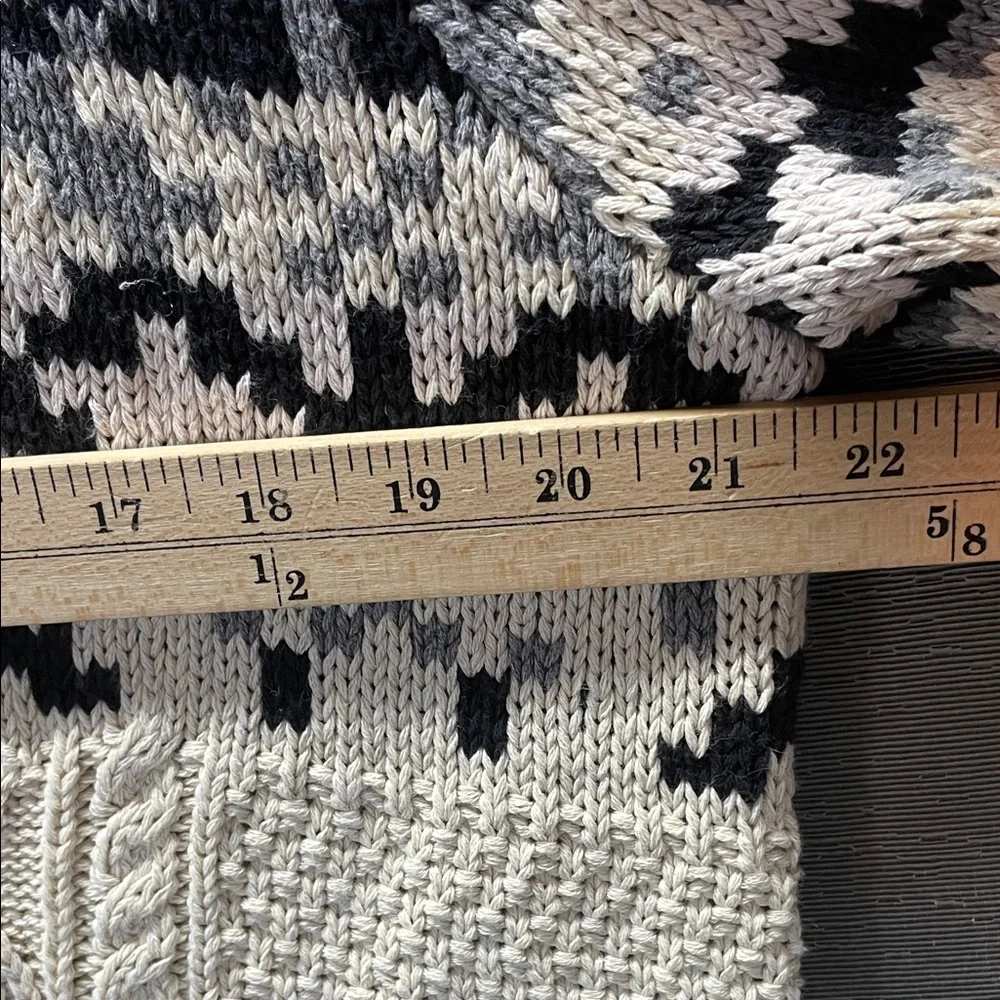 L.L.‎ Bean Men's 100 % cotton Patterned Crewneck Sweater